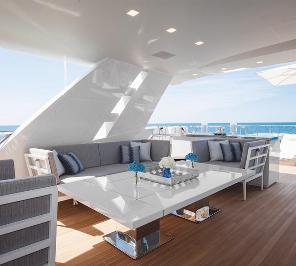 Lounging Area On The Sun Deck