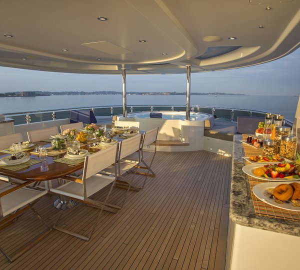 Sun Deck In The Evening