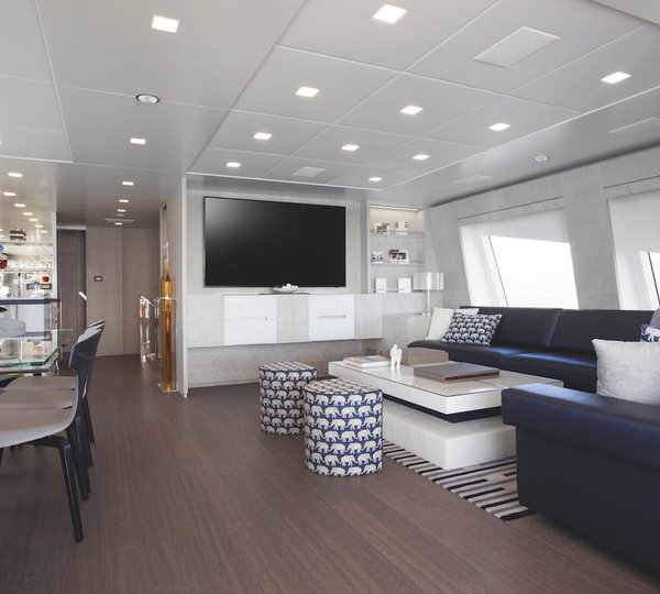 Upper Deck Lounge With Dining Area