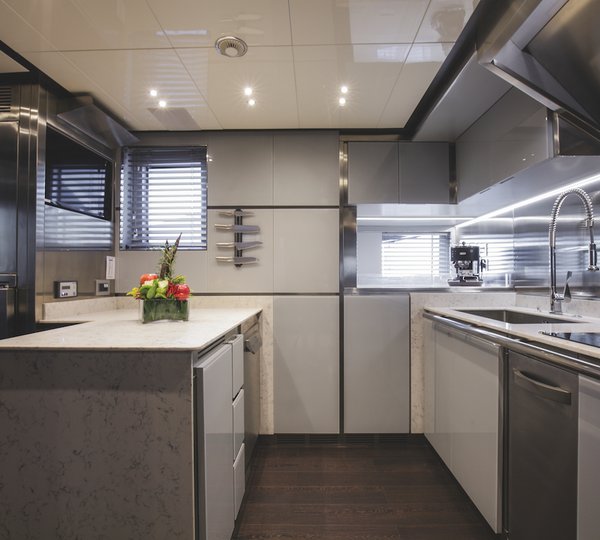 Well-equipped Galley