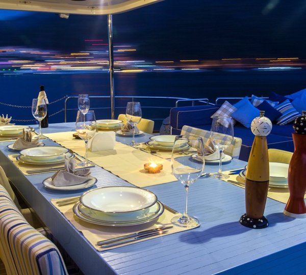 Yacht L'AQUILA By Mengi Yay - Evening Dining
