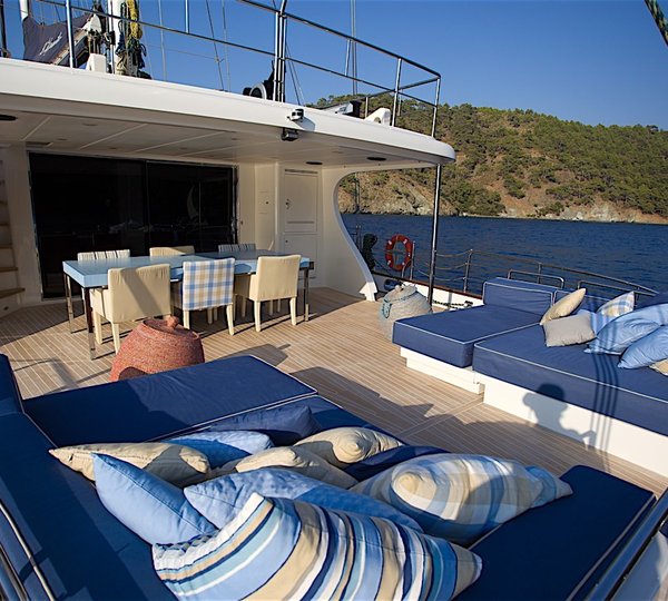 Yacht L'AQUILA By Mengi Yay Deck