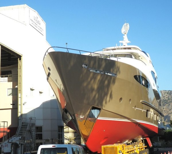 1-Vicem Vulcan 35m superyacht Julem I at launch