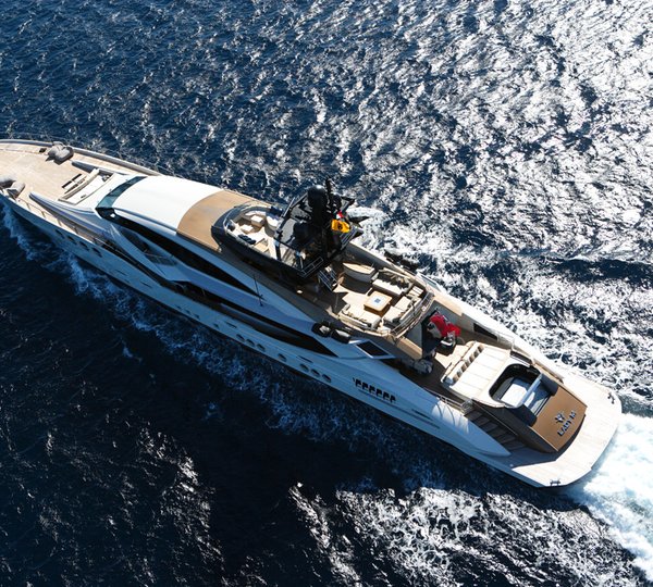 14 Motor Yacht LADY M by Palmer Johnson from above