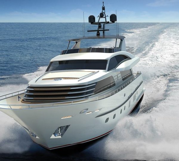 30m superyacht Continental III - front view