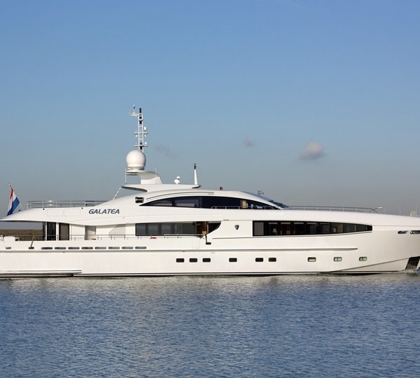 40m Heesen superyacht Galatea - Photo credit to Dick Holthuis