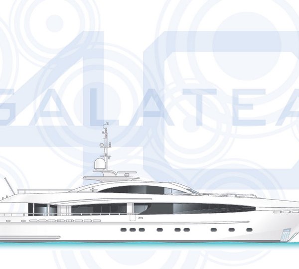40m luxury motor yacht Project Galatea by Heesen