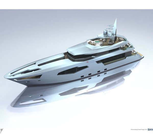 44m  CMN and Bannenberg Rowell SCORPIO superyacht