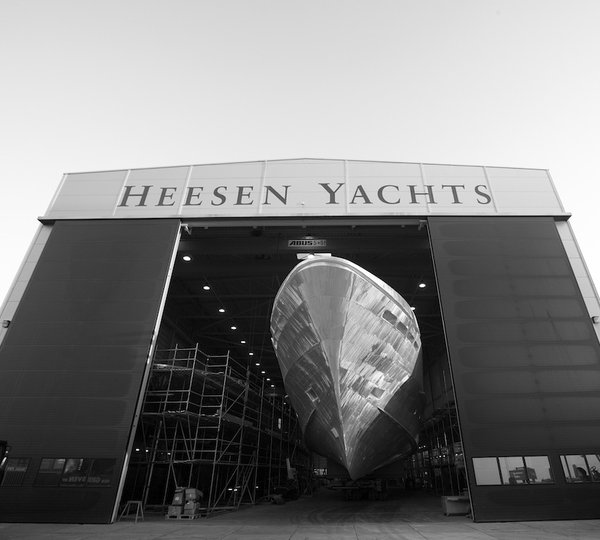 44m Superyacht Zentric under construction at Heesen Yachts