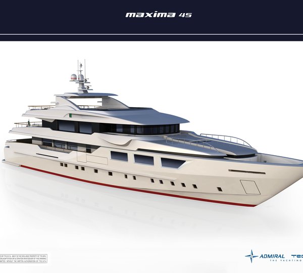 45m luxury motor yacht MAXIMA 45 by Admiral Tecnomar Group