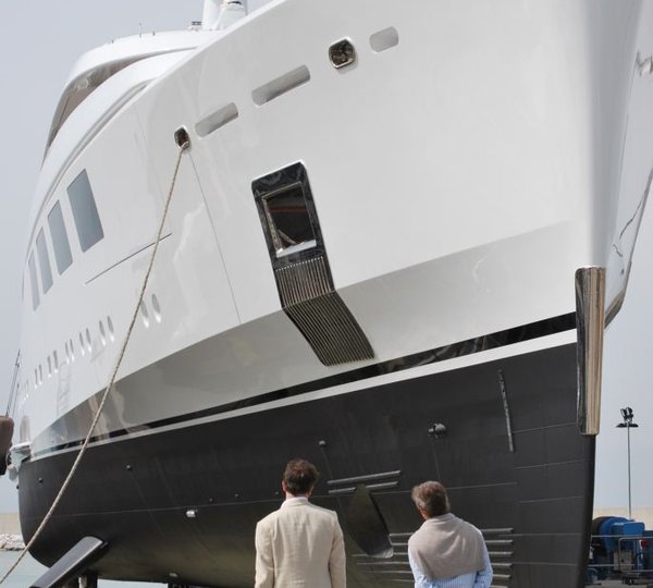65 metre Benetti yacht Nataly at her Launch (ex FB252)