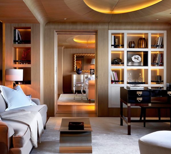 70m NUMPTIA superyacht - Owner Suite - Interior by Salvagni Architetti