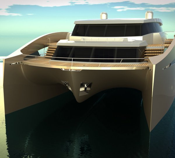 90 Sunreef Power superyacht - front view