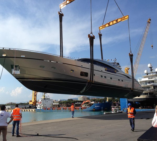 AB116 yacht by  Fipa Group at launch