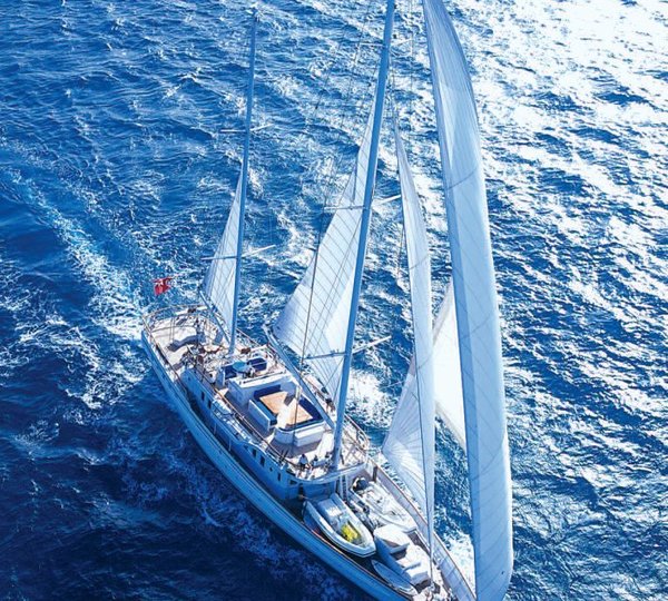 Aerial View of Dione Star Yacht Photo Courtesy of Dione Star