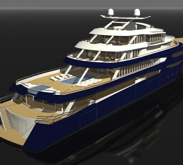 Aft of the NVC 85 Y Power & Design by Rolls-Royce