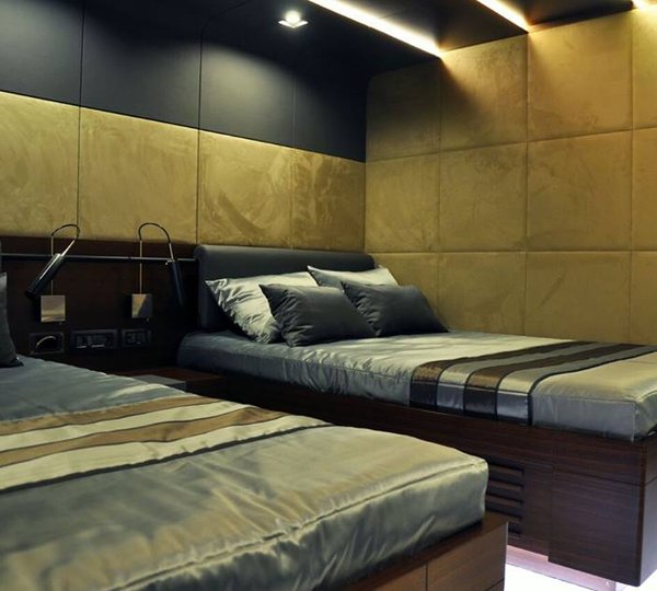 BEBE Yacht - Twin Cabin - Image credit to Vosmarine