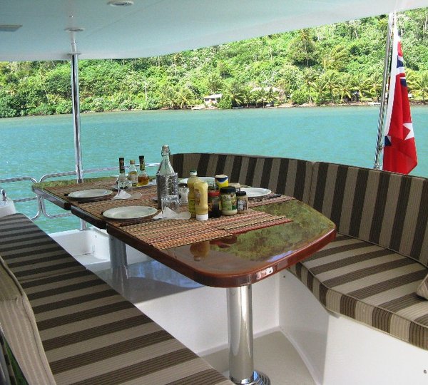 BEYOND CAPRICORN Aft Dining