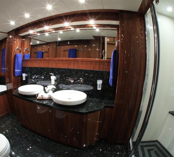 Barracuda Red Sea master cabin bathroom view