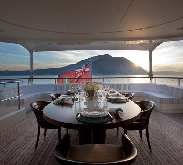 Belle Anna Superyacht - Al Fresco Dining