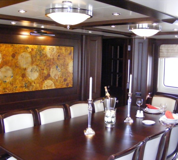 Benetti Yacht BACCHANAL -  Formal Dining