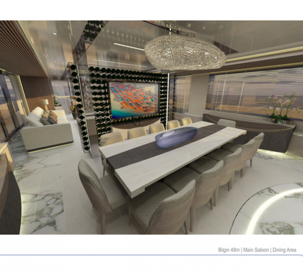 Bilgin 156 yacht - Dining