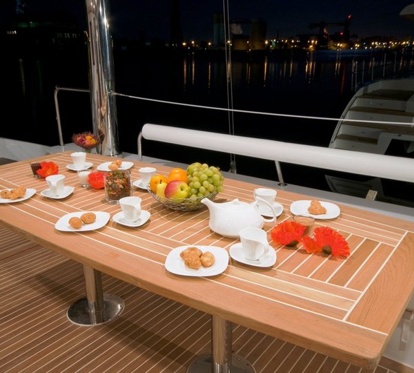 Blue Guru Aft dinning