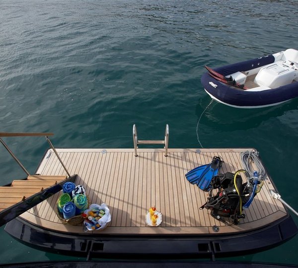 CINDERELLA IV -  Swim Platform and toys