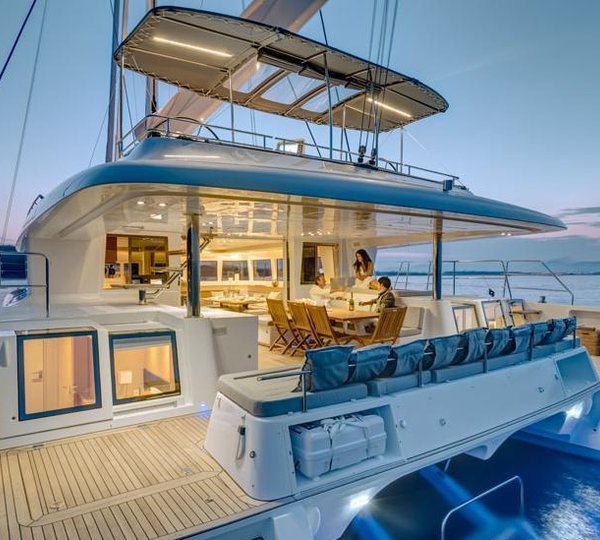 Catamaran ENIGMA -  Aft View