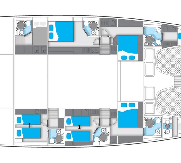 Catamaran MUSE -  Layout