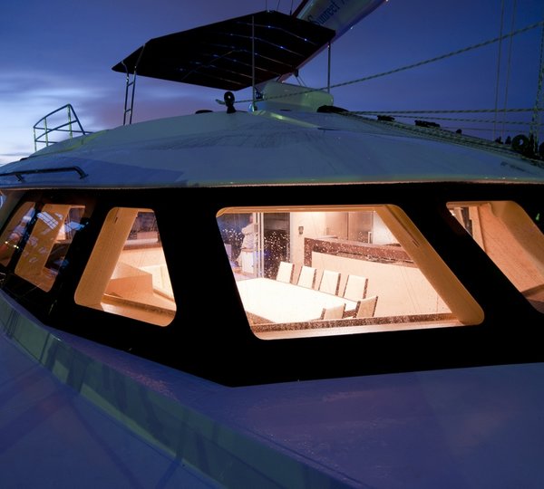 Catamaran MUSE -  Looking Aft