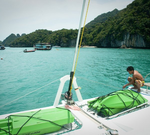 Catamaran NAUTINESS II  -  Forward View