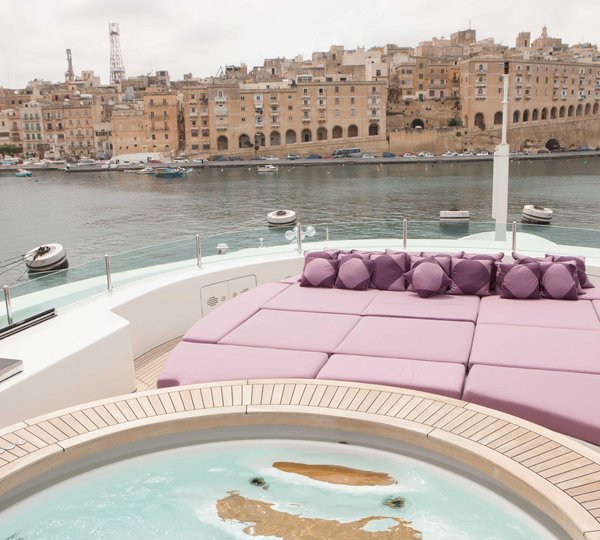 Charter Yacht ST DAVID -  Sundeck Jacuzzi
