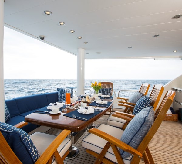 Charter yacht RESTLESS - Aft deck