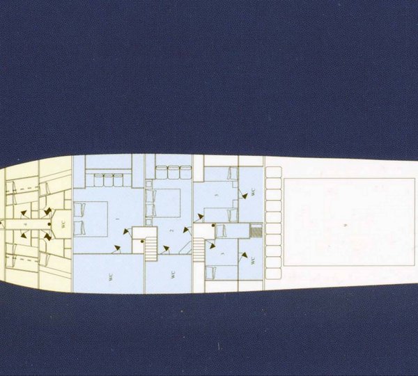 Classic Yacht NAFISA -  Layout