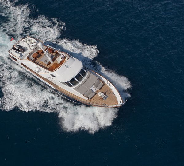 Classic yacht DUNE - From Above