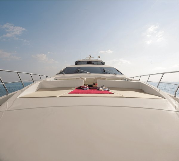 DUKE Sistership Azimut 103 S Forward View