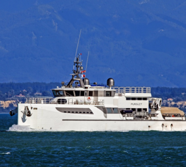 Damen motor yacht Pursuit. Photo credit Steven Watkins