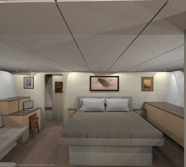 Dashew FPB 78 Yacht - Cabin