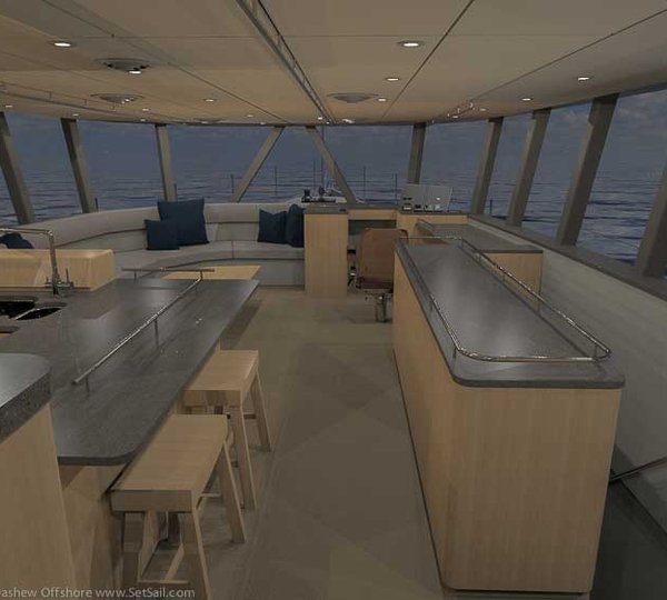 Dashew luxury yacht FPB 78 - Interior