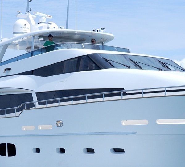 Detailed View of the Monte Fino 100 RPH Yacht from Kha Shing