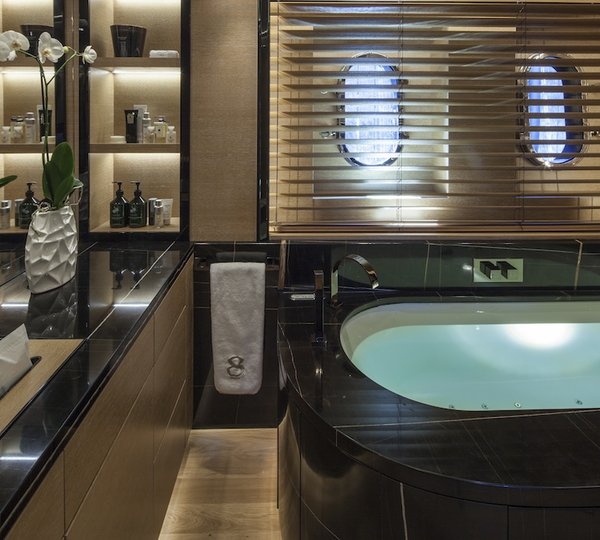 EIGHT - lower deck VIP bathroom