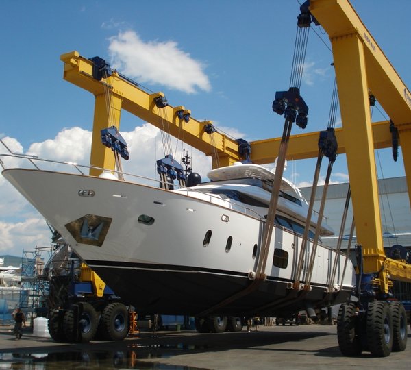 Efficient Propulsion superyacht at launch