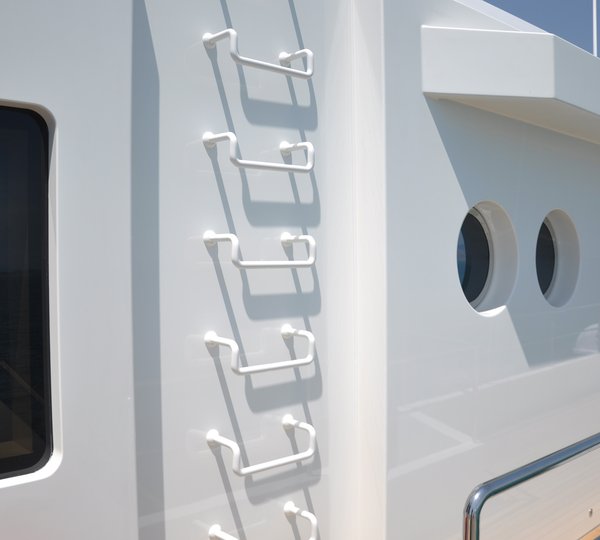 Exterior of the Ceylan Super Yacht