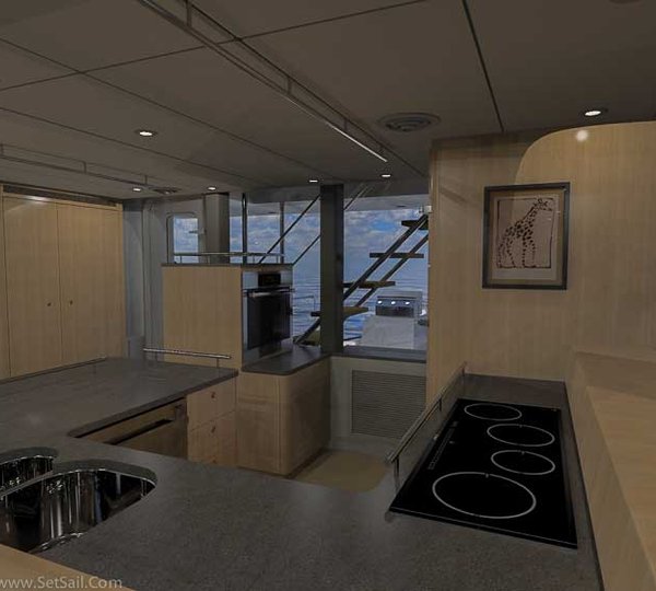 FPB 78 Yacht - Galley