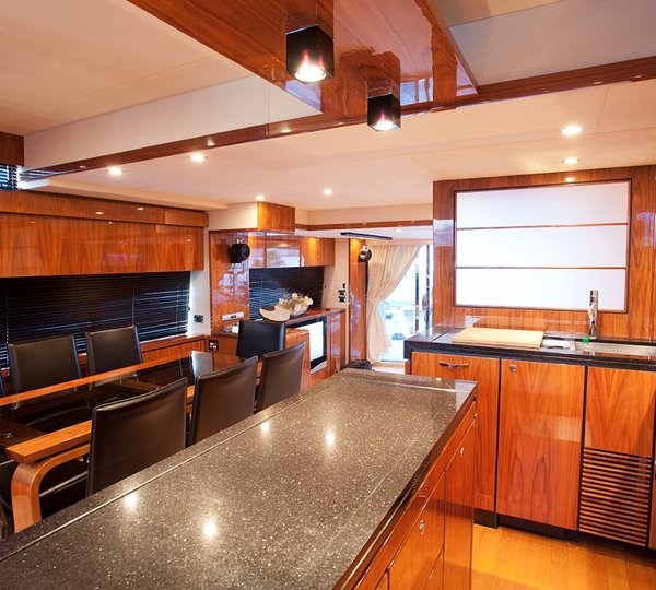 Failrline Squadron 78 XKE - Galley and dining area