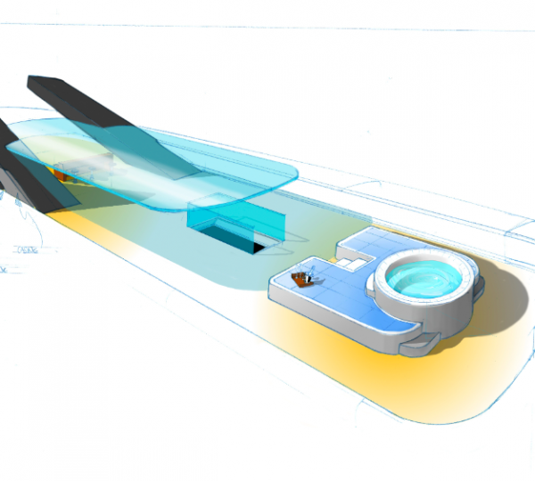 Feadship Breathe Yacht Concept 10 - Sundeck and  Jaccuzzi