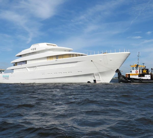Feadship Hull 700 - technical launch. Photo credit Dutch Yachting