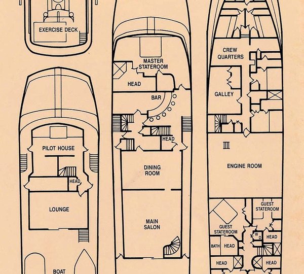 Feadship MONACO -  Layout