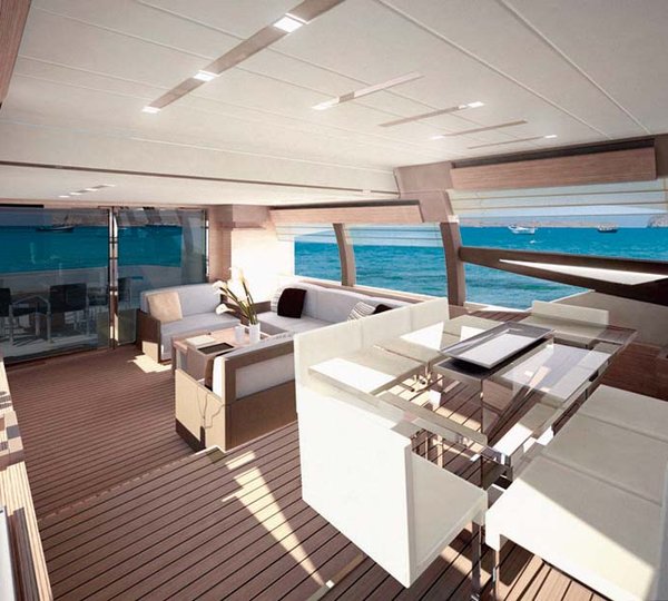 Ferretti 720 MY salon